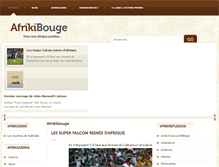 Tablet Screenshot of afrikibouge.com